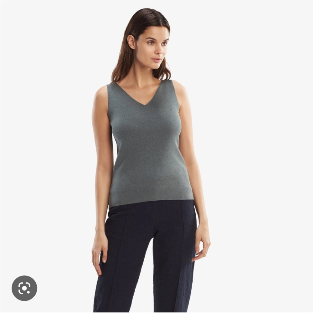 MM Lafleur Peggy Top in Evening Mist (XS).